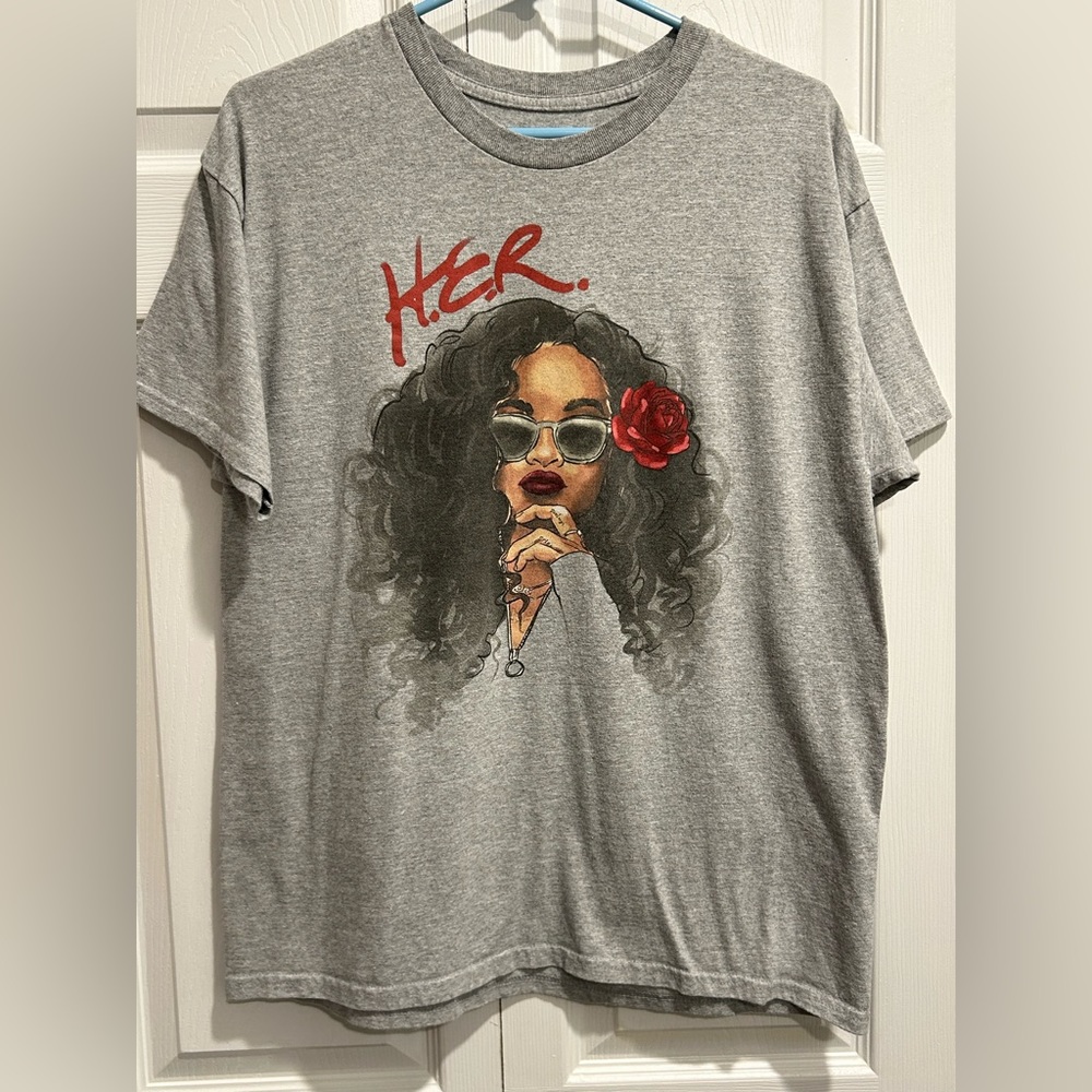 Illustrated H.E.R. T Shirt